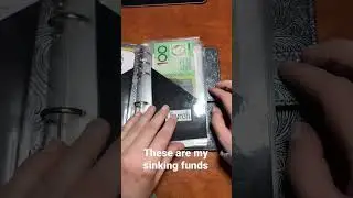 New Binders Pt 1: Sinking funds binder (silver) #cashbinders #money #cash #savingmoney