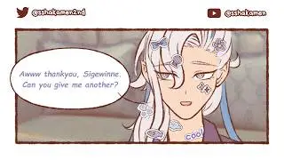 sigewinne's stickers (ft wriolette) [GENSHIN IMPACT - COMIC MEME]