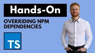 How to Override Node.js dependencies with npm