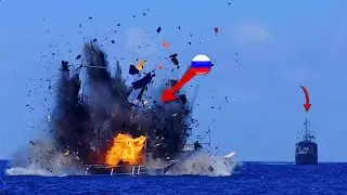 15 MINUTES AGO! SINKING! Ukrainian Army Gives the Russian Navy Hell!