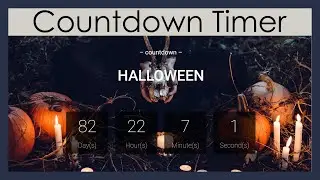 Simple Responsive Countdown Timer  With JavaScript