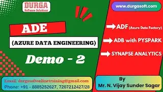 AZURE DATA ENGINEERING tutorials || Demo - 2 || by Mr. N. Vijay Sunder Sagar On 11-09-2024 @5PM IST