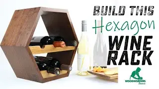 How to Build A Custom Wood HEXAGON WINE RACK