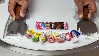 ASMR Lollipops Candy Ice Cream Rolls Satisfying Sounds