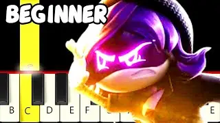 Ending Credits Song - Murder Drones Episode 8 - Fast and Slow (Easy) Piano Tutorial - Beginner