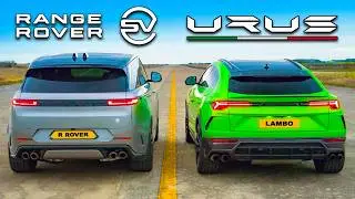 Кто победит в заезде: новый Range Rover SV или же Lambo?