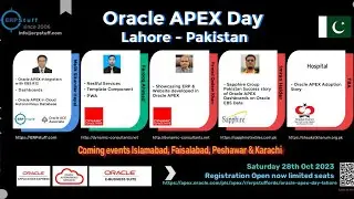 TEMPLATE COMPONENT ORACLE APEX DAY LAHORE PAKISTAN (DYNAMIC CONSULTANTS , ERPstuff)