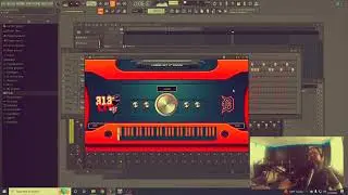 making a beat with the 313 LIT VST