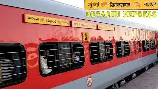 1st LHB Run of Devagiri Express | Brand New LHB Coaches in Secunderabad Mumbai Devagiri Express