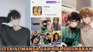 Kenapa filter ai manga tiktok tidak bisa di gunakan || Anime filter || Cara gunakan filter di tiktok