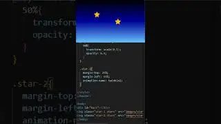 Sparkling Star Animation in CSS