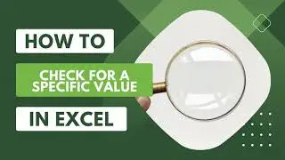 Excel: How to Check if a Value Exists in Range