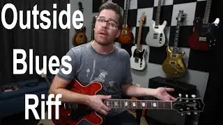 Playing Outside The Blues Guitar Lesson 5 by Shawn Tubbs