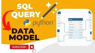 Create Data Model from SQL includes free Python template