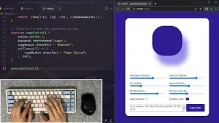 ASMR Programming - JavaScript Box Shadow Generator - No Talking