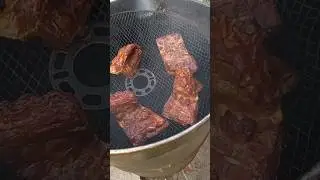Копчёное мясо на кости горячего копчения #еда #food #мясо