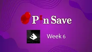 Pin Save buildspace week 6