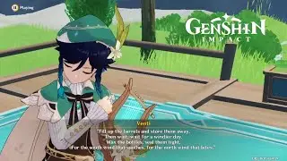 Venti sings the Thousand-Wind Wine for everyone - Genshin Impact