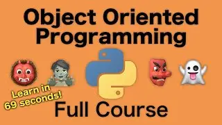 Object Oriented Programing in Python - Full 69-Second Course for Beginners