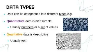 Qualitative and Quantitative Data