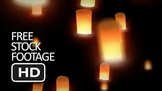 Free Stock Footage - Lantern Festival Animated