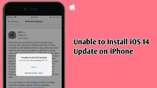 iPhone or iPad Shows Unable to Install Update An Error Occurred  Installing iOS 14 - Heres the Fix