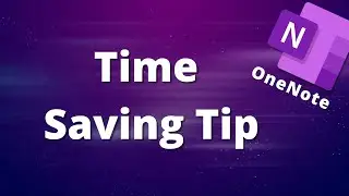 OneNote Tip To Save Time 🤯 