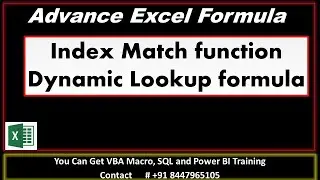 Index Match with Multi Critera (3 Ways of Multi Criteria)