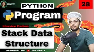 Stack Data Structure using Python ❤️ | Python Programs 🔥| Day 28