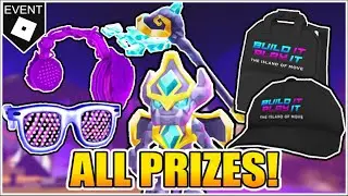 [EVENT] How to get ALL 6 OF THE PRIZES in THE ISLAND OF MOVE! (Build It Play It Event!) [ROBLOX]