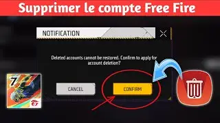 Comment supprimer définitivement un compte Free Fire || Supprimer un compte Garena Free Fire