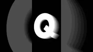 Letter Q flip text effect in adobe illustrator | Logo Design #shorts