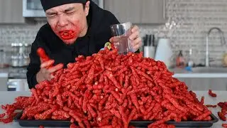 10,000 Calorie FLAMIN HOT CHEETOS Challenge!!!