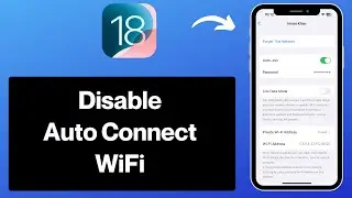 How to turn off auto connect wifi on iPhone