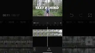 Text Behind Person Effect -Tutorial