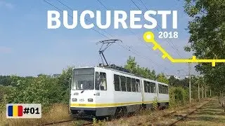 Trams in Bucharest, Romania | Trams in Romania - Episode 1 | 2018