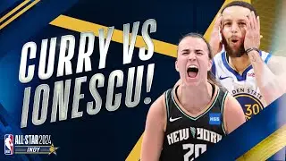 CURRY beats IONESCU in an ABSURD 3-point DUEL! See the FULL challenge