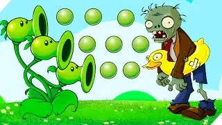 ЗОМБИ УМЕЮТ ПЛАВАТЬ! Plants vs Zombies. Растения против Зомби. PVZ