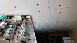✔️Утепление потолка. Новый электрощит.