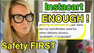 Instacart Shoppers AT RISK- Is Gig Work Safe? SAFETY TIPS - W/ Adventures With Broke Mom