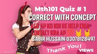 mth101 quiz no 1 2024 solution 100% correct ||mth101 quiz 1 solution|| mth 101 quiz no1 