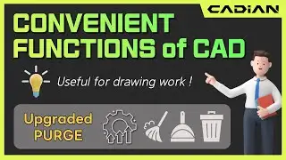 CAD(AutoCAD) Upgraded PURGE / SUPER PURGE - Convenient functions of CADian