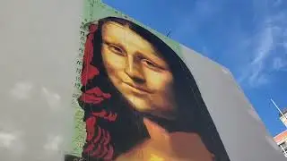 Miami Mona Lisa Mural Step 10