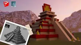 Step Pyramid | Sketchup Speed Model & Lumion 9 render