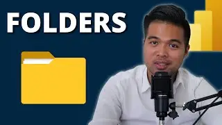 GET ORGANISED using FOLDERS in POWER BI // How to use and limitations // Beginners Guide to Power BI