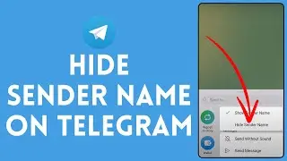 How to Hide Sender Name on Telegram (2024) | Archive Sender Name on Telegram