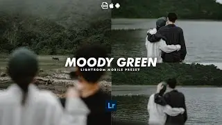 Moody Green  - Lightroom Mobile Presets | Moody Green Presets | Moody Filter | Dark Filter