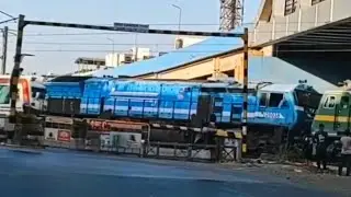 Indian Locomotive WDG4D+WAP5+LOCAL ENGINE Pulling #indianrailways