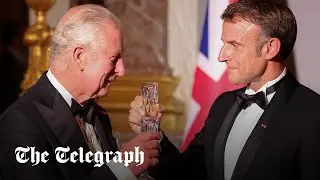 King Charles tells Emmanuel Macron: You have the wine but we have the humour