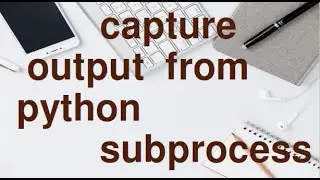 How to Store Output/Error  from python subprocess.